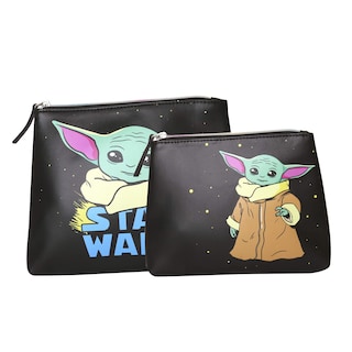 Foto 1 | Set De Bolsas Cosméticas Disney Star Wars Mandalorian Grogu De Piel Sintética - Venta Internacional.