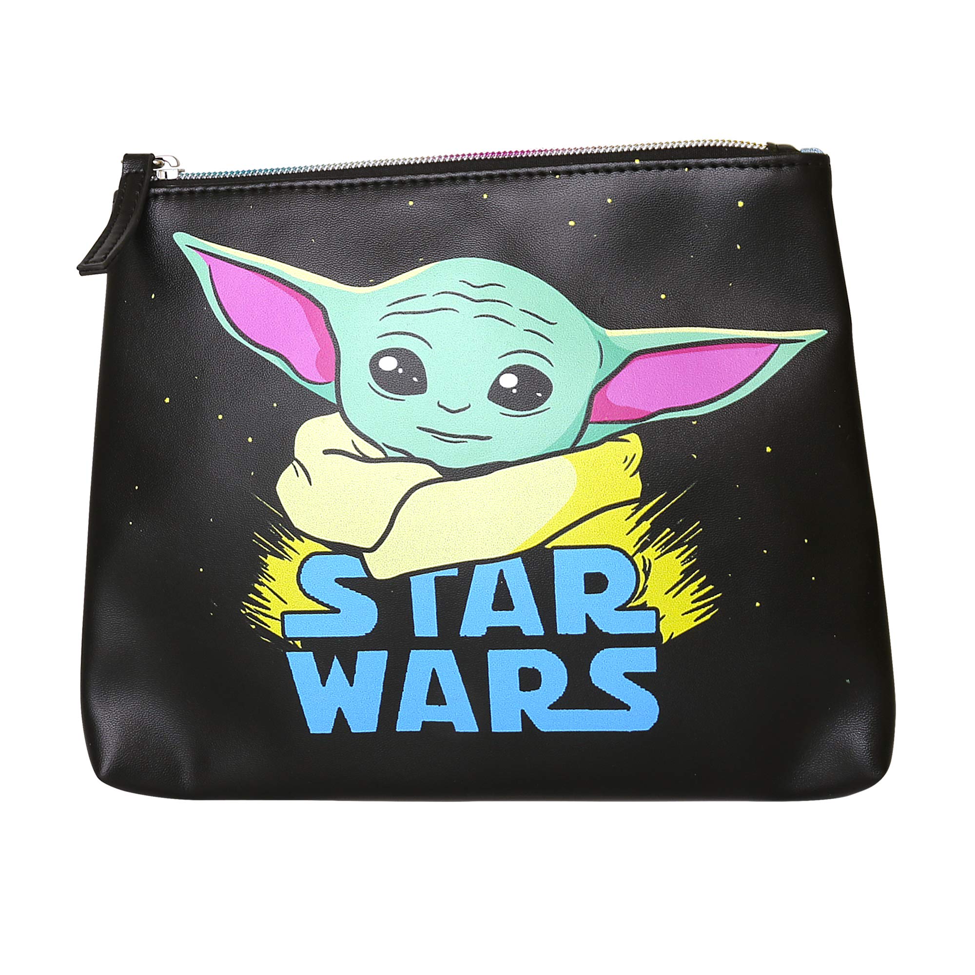 Foto 3 pulgar | Set De Bolsas Cosméticas Disney Star Wars Mandalorian Grogu De Piel Sintética - Venta Internacional.