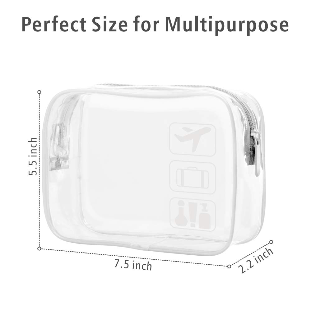 Foto 3 pulgar | Bolsa de Maquillaje Transparente Packism 5 Piezas - Venta Internacional