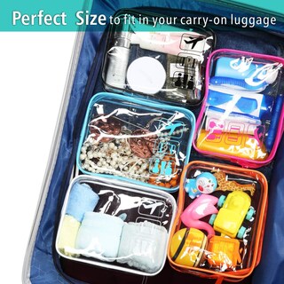 Foto 6 | Bolsa de Maquillaje Transparente Packism 5 Piezas - Venta Internacional