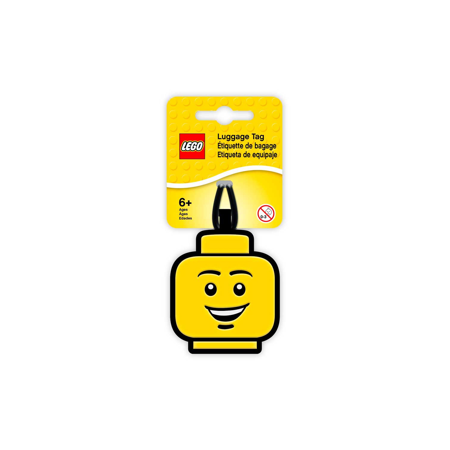 Foto 2 pulgar | Etiqueta De Bolso Lego Iconic Boy Face Tag - Venta Internacional.