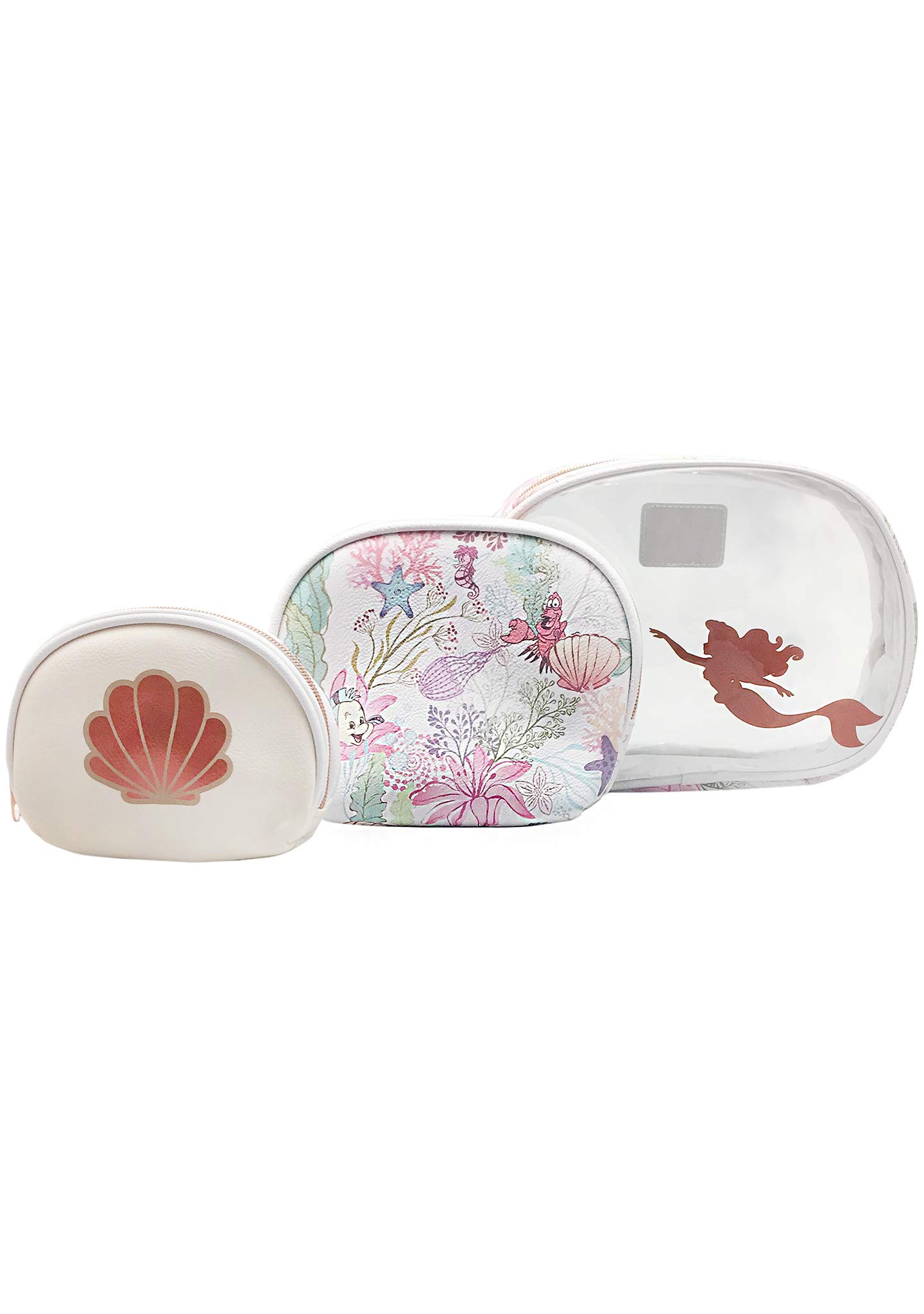Foto 2 pulgar | Set De Bolsas Cosméticas Loungefly X Disney La Sirenita Ariel - Venta Internacional.