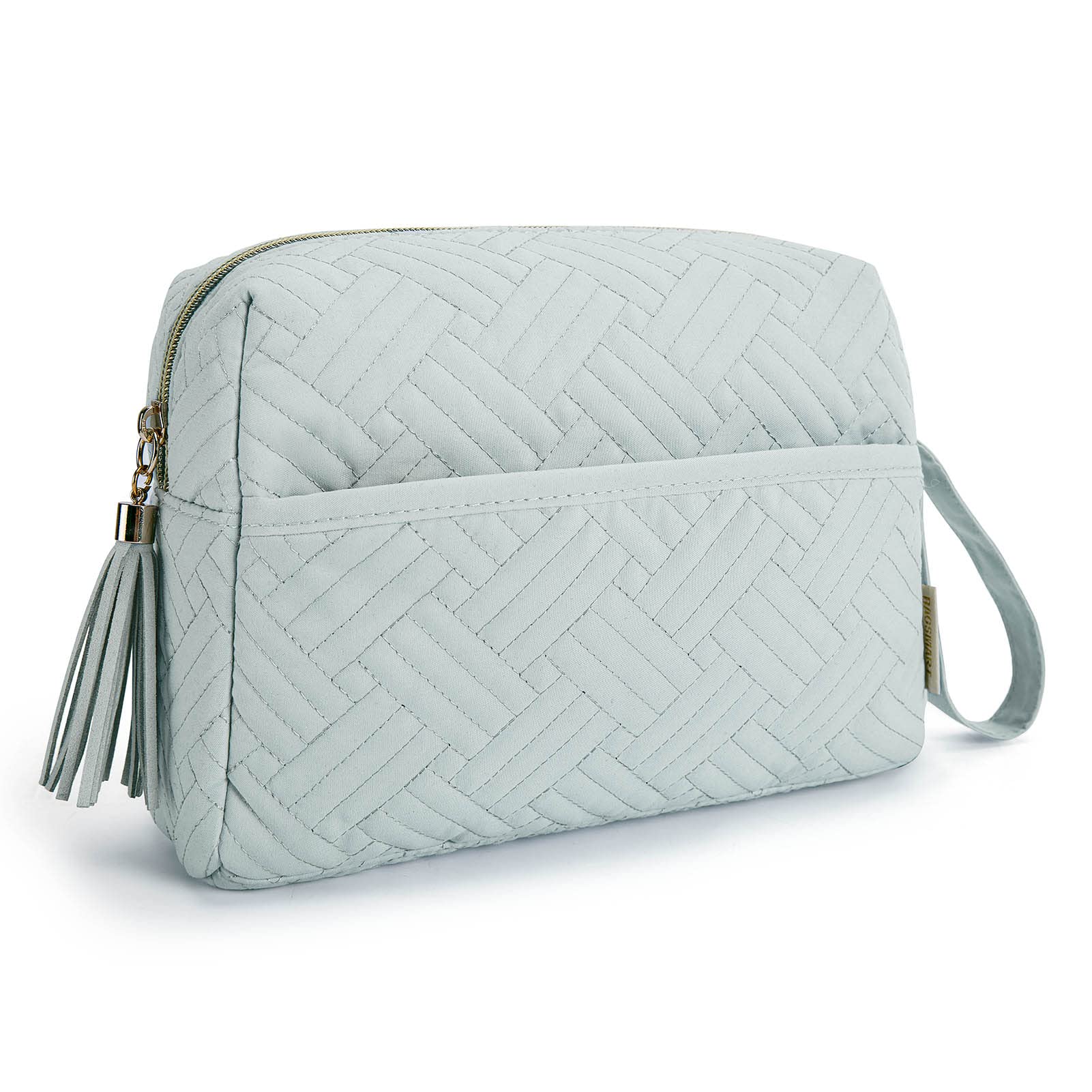 Bolsa De Maquillaje Bagsmart Para Cosméticos, Artículos De Tocador De Viaje, Color Azul Claro - Venta Internacional.