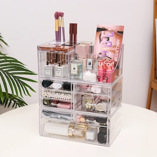 Foto 5 | Organizador De Almacenamiento De Cosméticos Para Maquillaje, Acrílico, 9 Cajones - Venta Internacional.