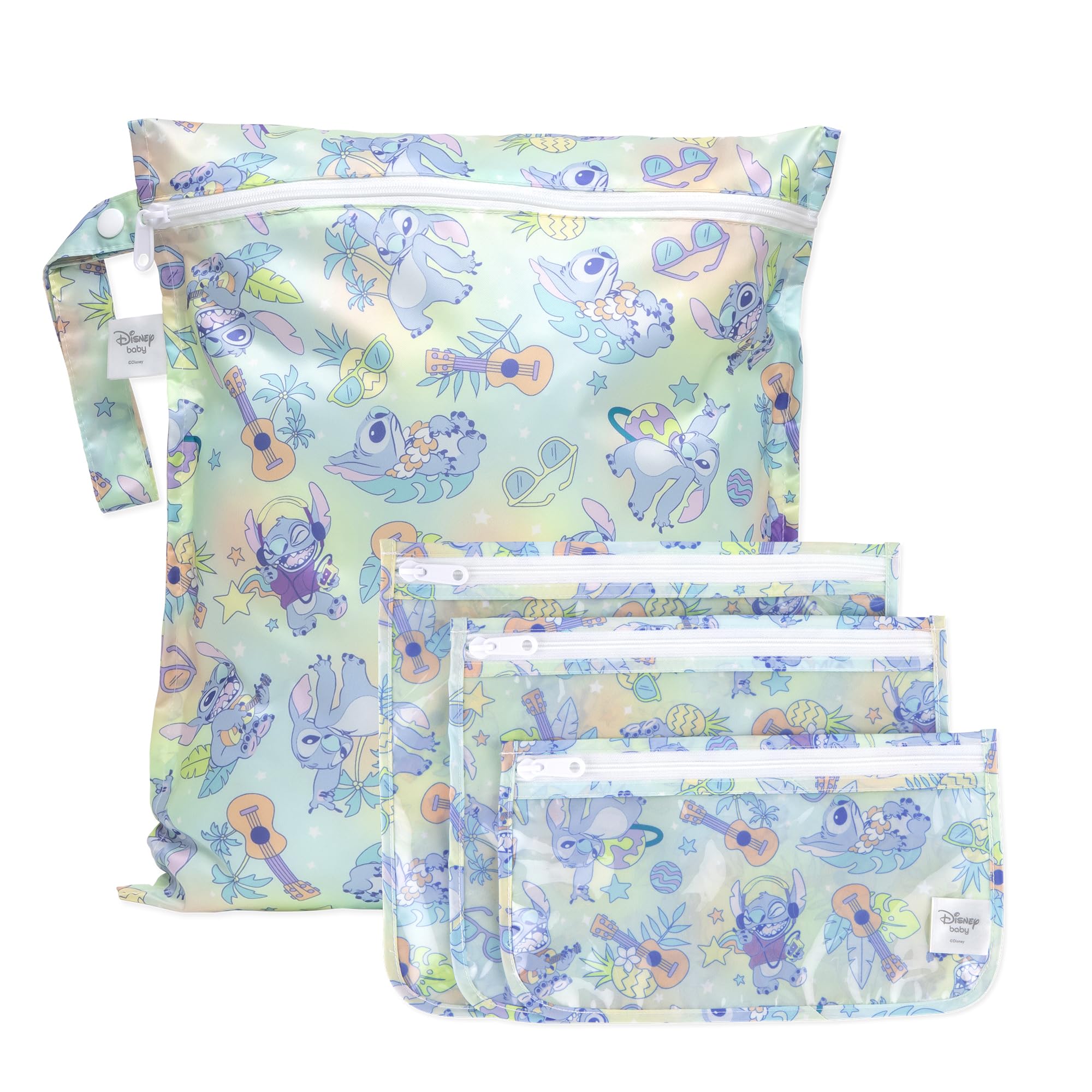 Foto 2 pulgar | Set De Embalaje Bumkins Disney Stitch Para Mojado Y Bolsas De Viaje - Venta Internacional.
