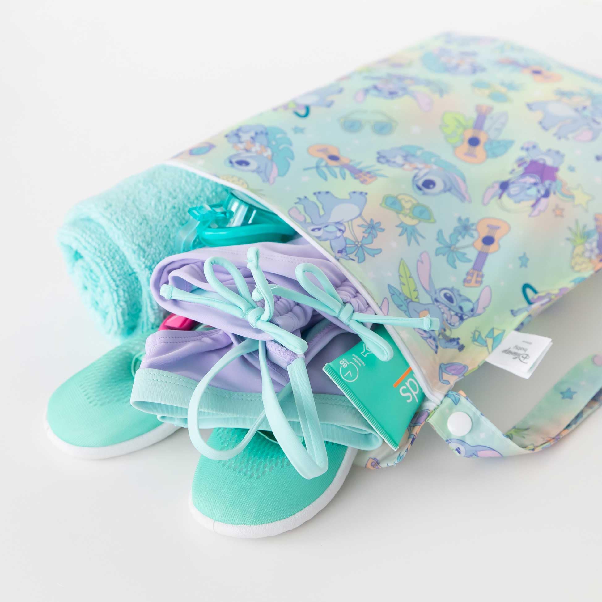 Foto 5 pulgar | Set De Embalaje Bumkins Disney Stitch Para Mojado Y Bolsas De Viaje - Venta Internacional.