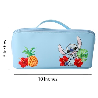 Foto 5 | Cosmetiquera Disney Azul de Stitch-Venta Internacional