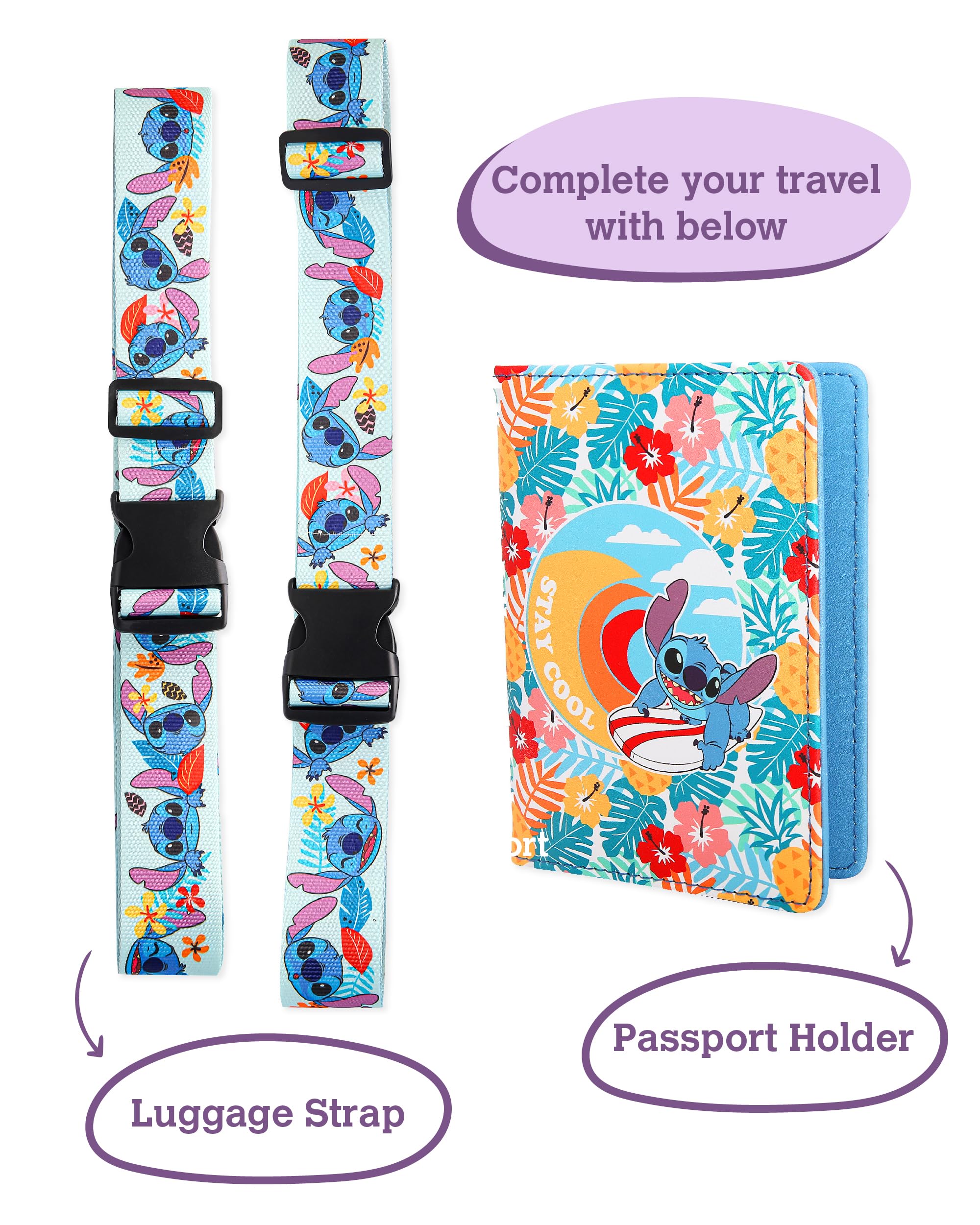 Foto 8 pulgar | Cosmetiquera Disney Azul de Stitch-Venta Internacional