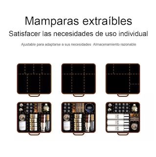Foto 5 | Neceser Maletin Lab.g Cosmetiquera De Mujer, Plateado
