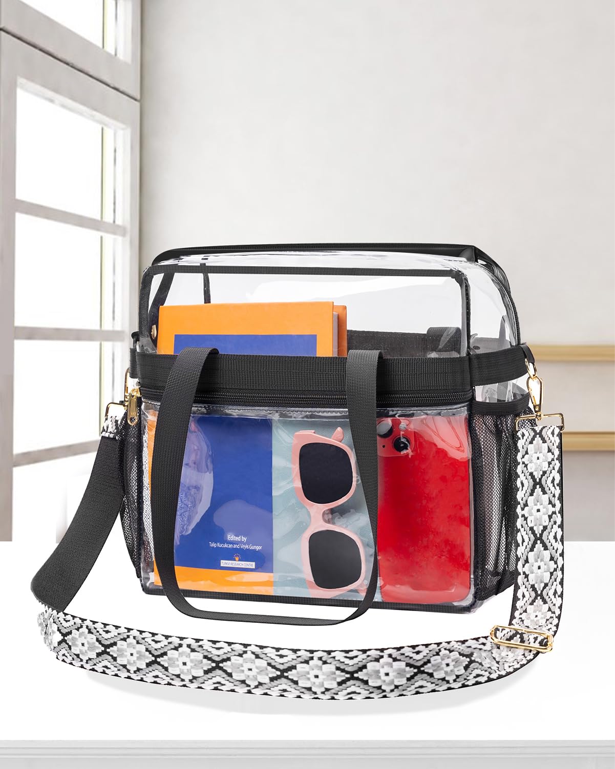 Foto 7 | Bolsa Transparente Paxiland Para Eventos En Estadios, 30 X 15 X 30 Cm, Color Blanco - Venta Internacional.