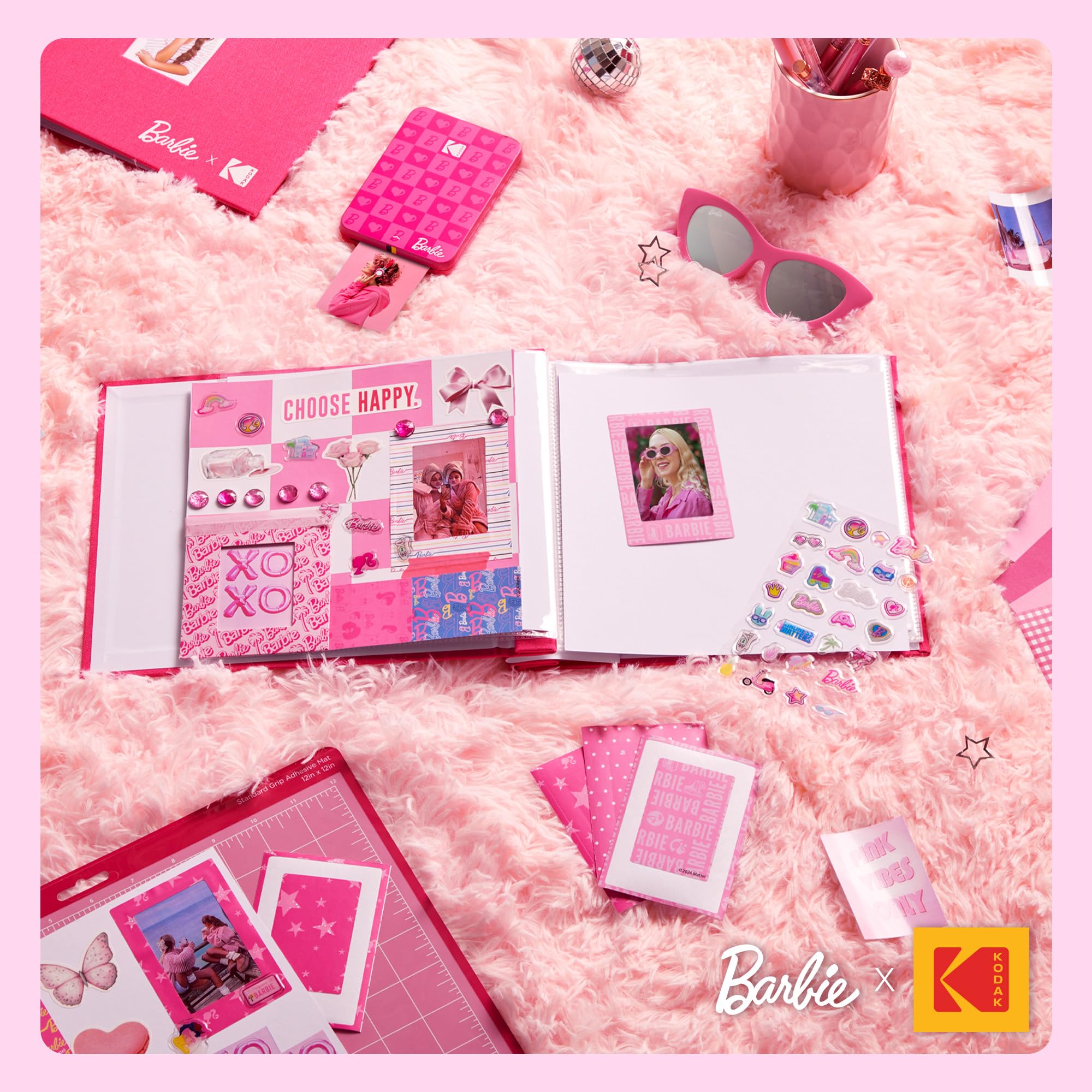 Foto 7 pulgar | Juego De Pegatinas Kodak X Barbie Coloridas Y Decorativas, Más De 50 Pegatinas - Venta Internacional.