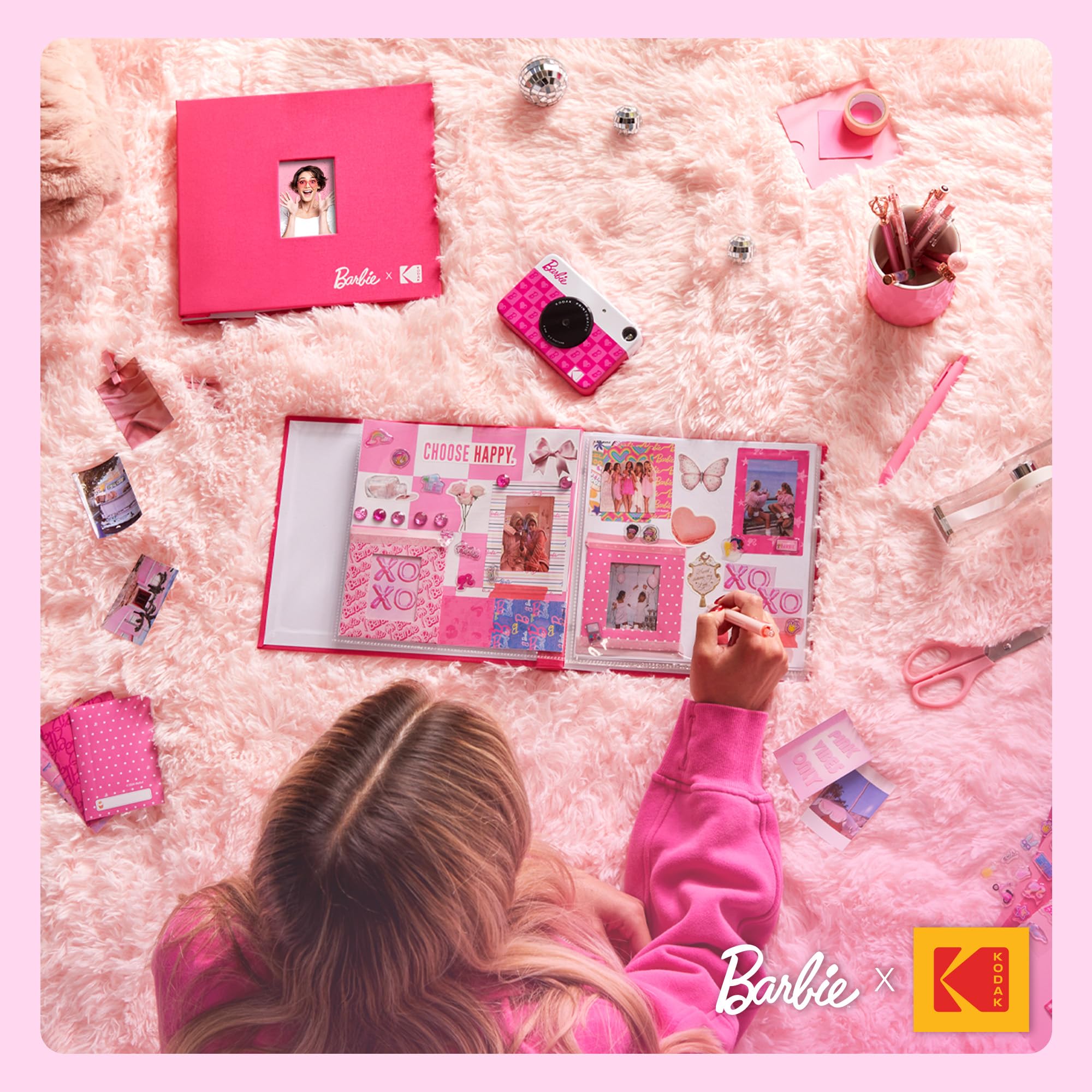 Foto 7 pulgar | Álbum De Fotos Kodak X Barbie, 20 X 20 Cm, Color Rosa, Para Zink - Venta Internacional.