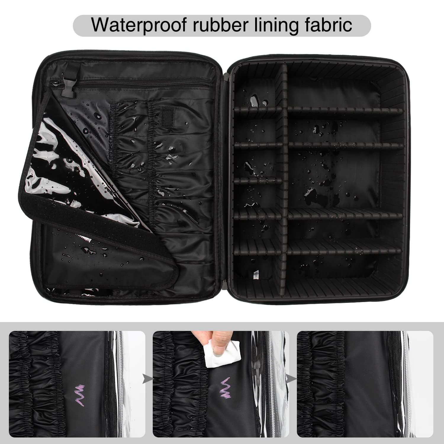 Foto 3 pulgar | Estuche de Maquillaje Relavel Negra - Venta Internacional