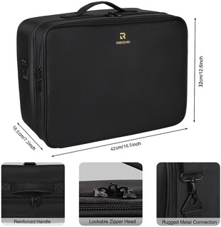 Foto 3 | Estuche de Maquillaje Relavel Negra - Venta Internacional