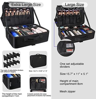 Foto 6 | Estuche de Maquillaje Relavel Negra - Venta Internacional