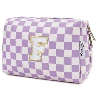 Foto 1 | Bolsa De Maquillaje Narwey Con Inicial Morada Personalizada, Letra F - Venta Internacional.