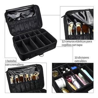 Foto 3 | Estuche De Maquillaje Lab.g De Viaje Negro