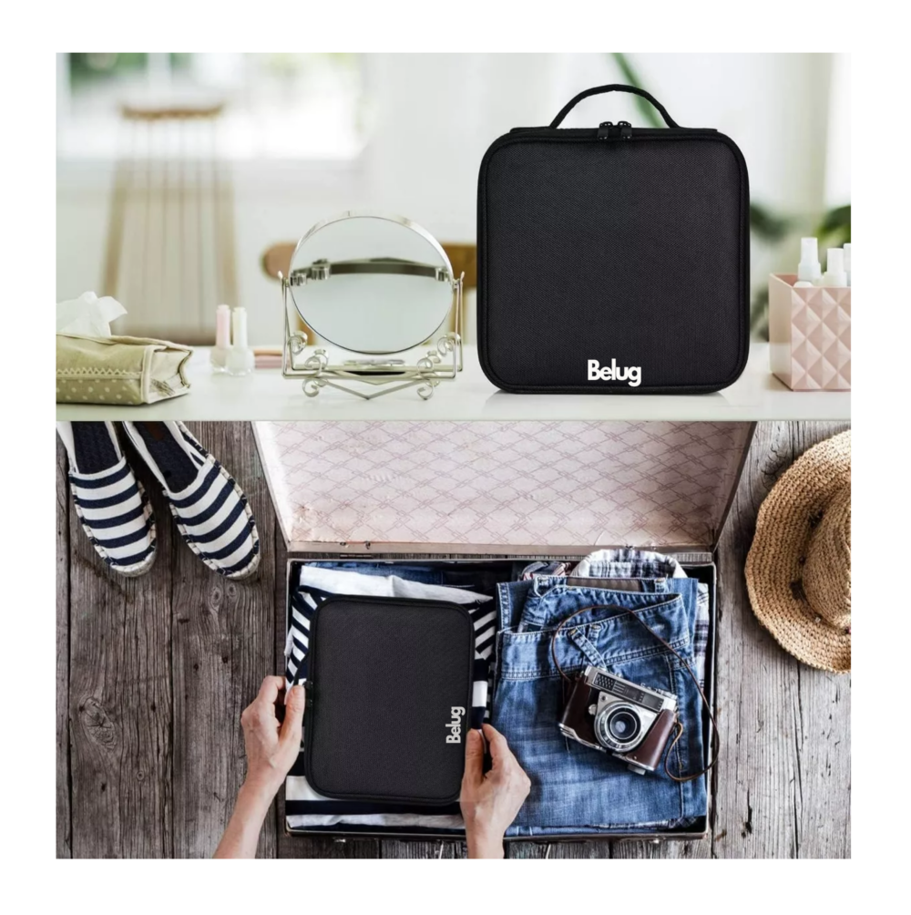 Foto 6 pulgar | Estuche Organizador De Maquillaje De Viaje Para Cosméticos,  Belug Negro