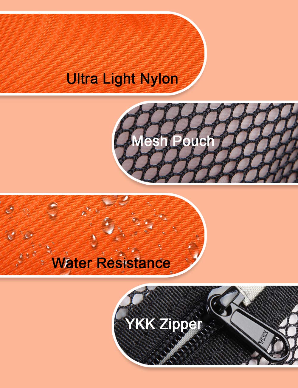 Foto 6 pulgar | Neceser De Viaje Gox Dopp Kit - Funda Para Hombre, Color Naranja - Venta Internacional.