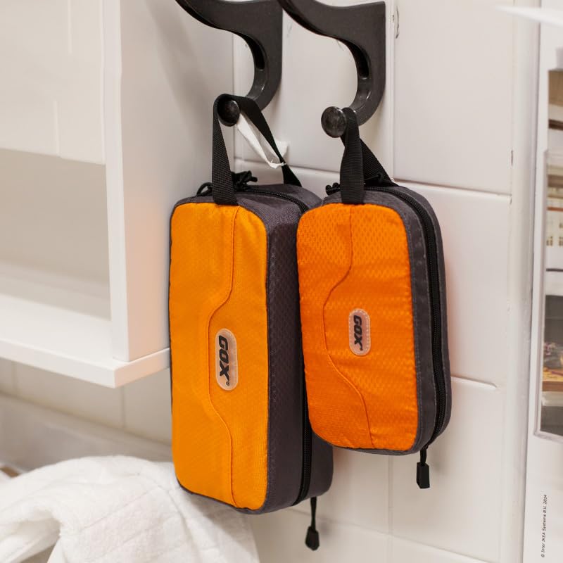 Foto 8 pulgar | Neceser De Viaje Gox Dopp Kit - Funda Para Hombre, Color Naranja - Venta Internacional.