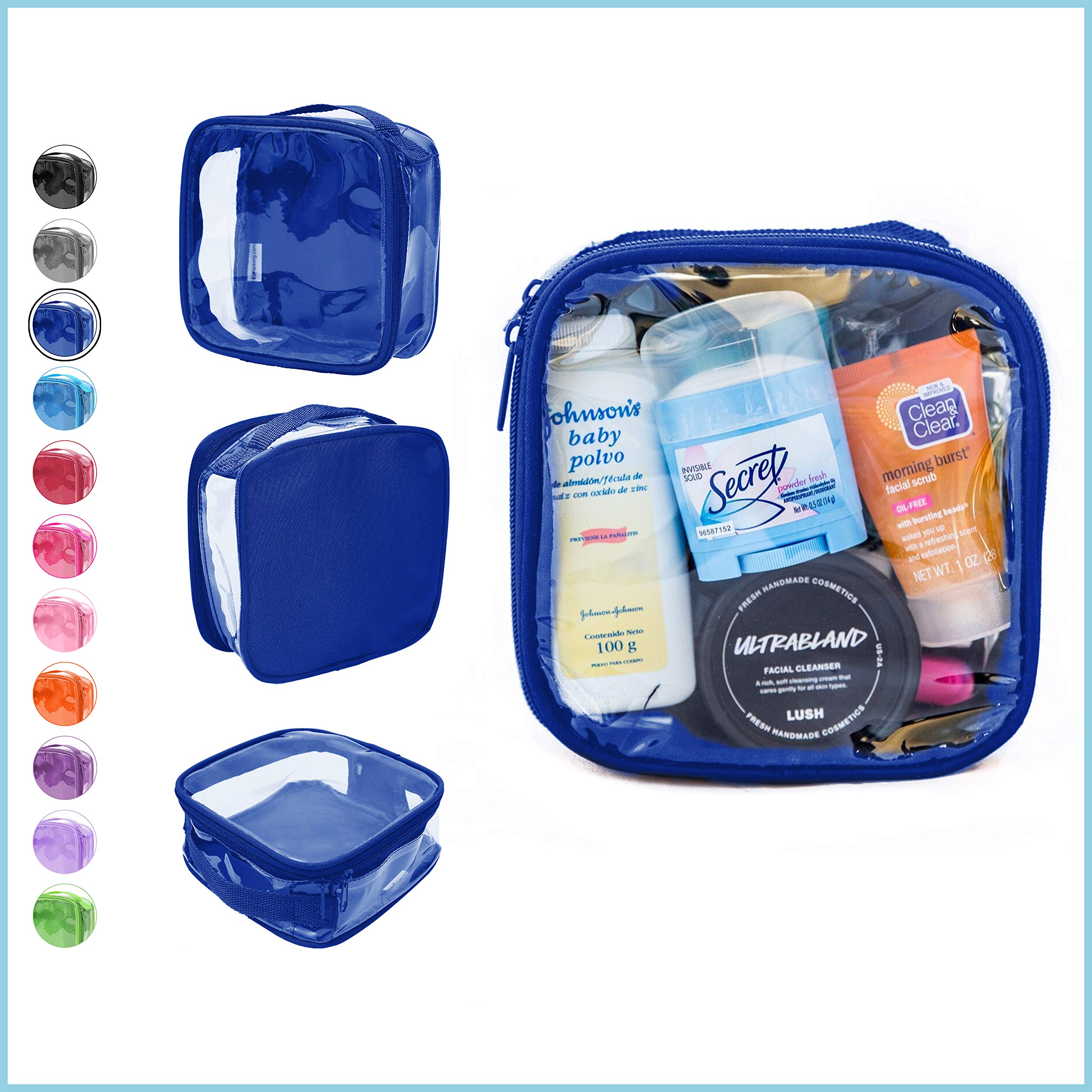 Foto 3 pulgar | Neceser De Viaje Ezpacking Transparente Aprobado Por La Tsa 3-1-1 Royal - Venta Internacional.