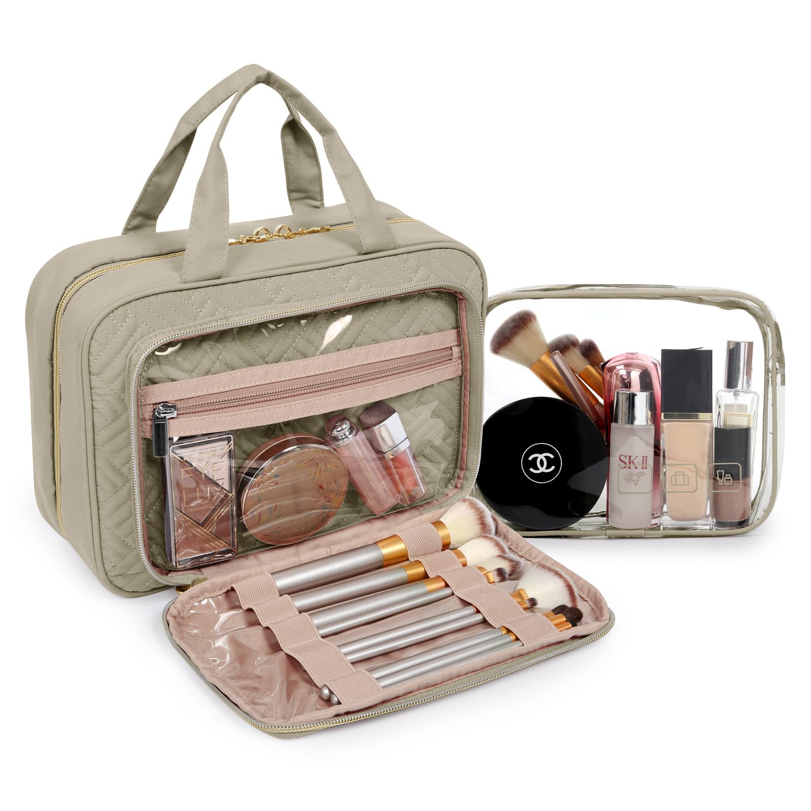 Foto 3 pulgar | Neceser Bagsmart Organizador De Maquillaje Colgante Para Viajes, Tamaño Grande - Venta Internacional.