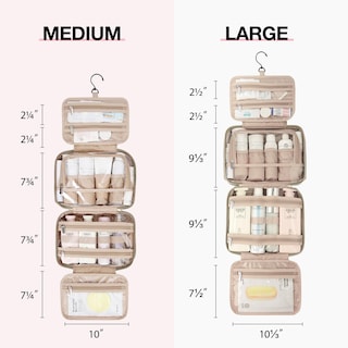 Foto 3 | Neceser Bagsmart Organizador De Maquillaje Colgante Para Viajes, Tamaño Grande - Venta Internacional.