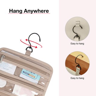 Foto 6 | Neceser Bagsmart Organizador De Maquillaje Colgante Para Viajes, Tamaño Grande - Venta Internacional.