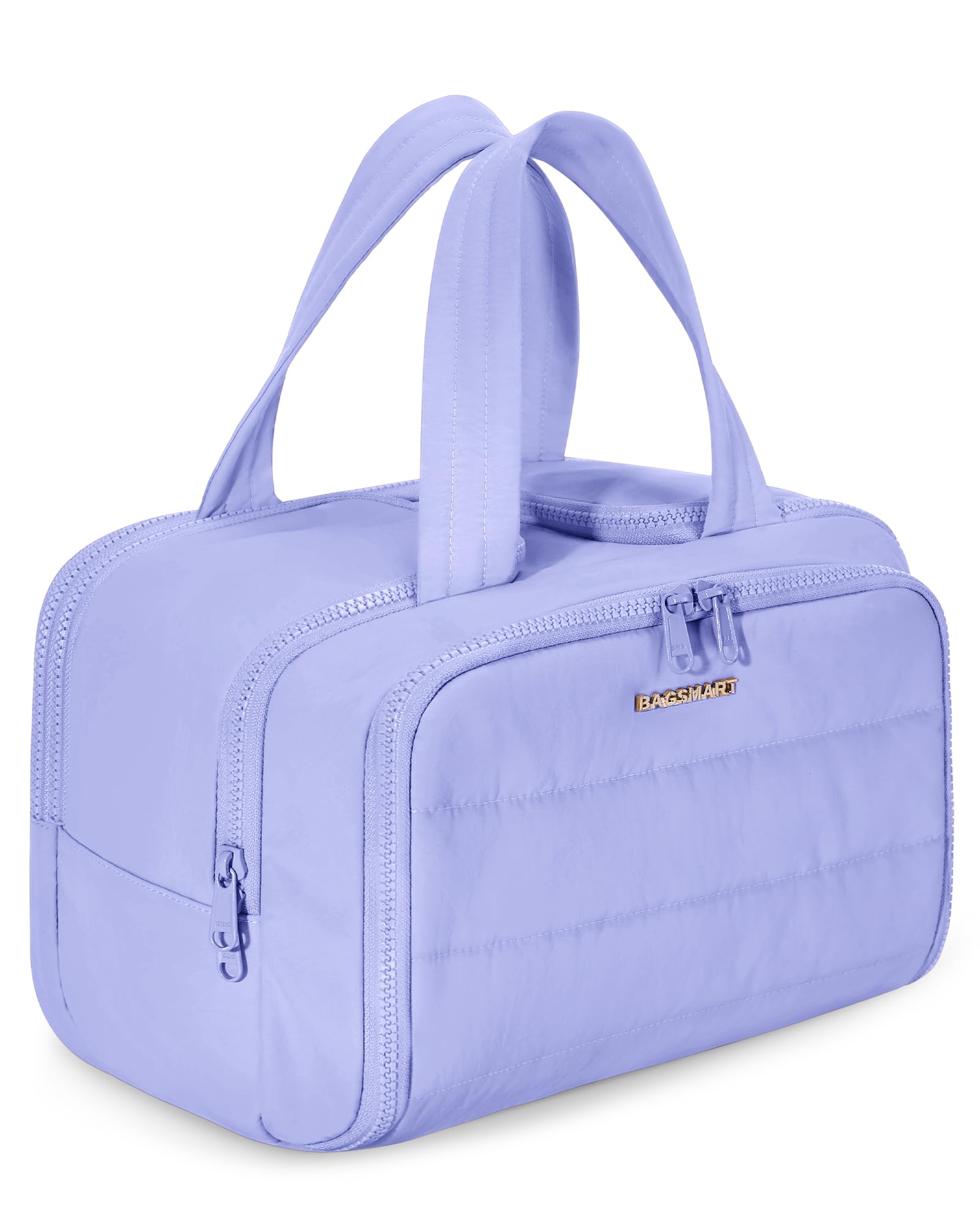 Neceser Bagsmart Travel Ligero Para Mujer, Color Morado - Venta Internacional.