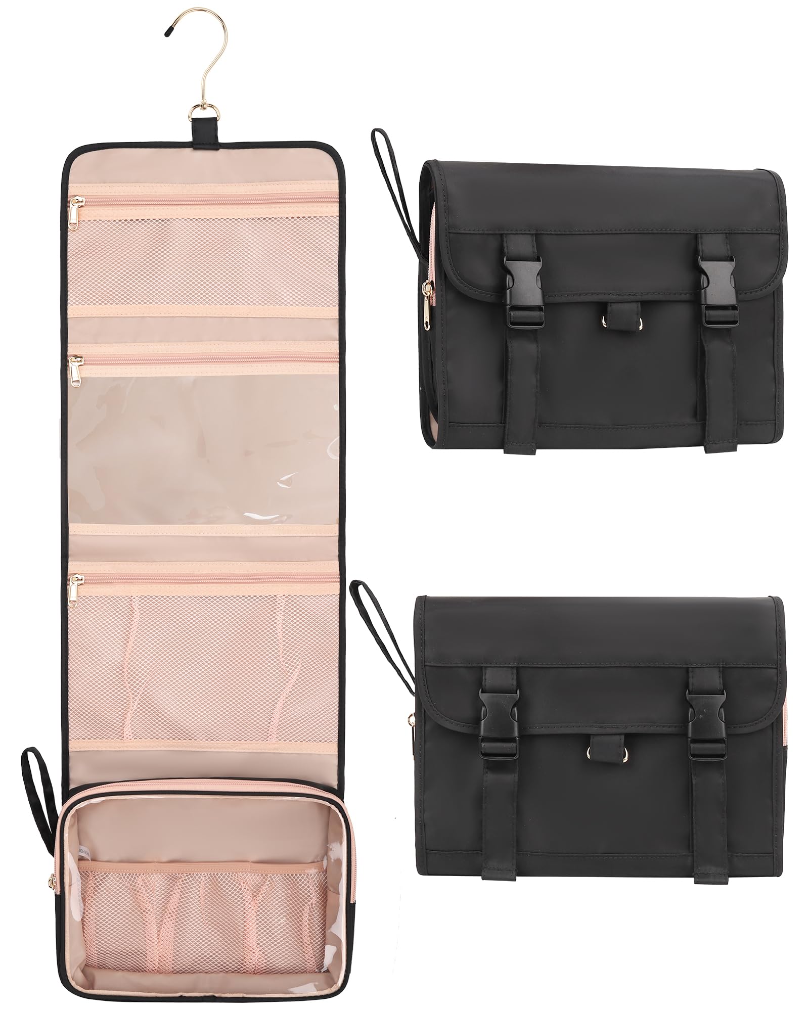 Foto 1 | Neceser Colgante Relavel Impermeable Para Mujer, Color Negro - Venta Internacional.