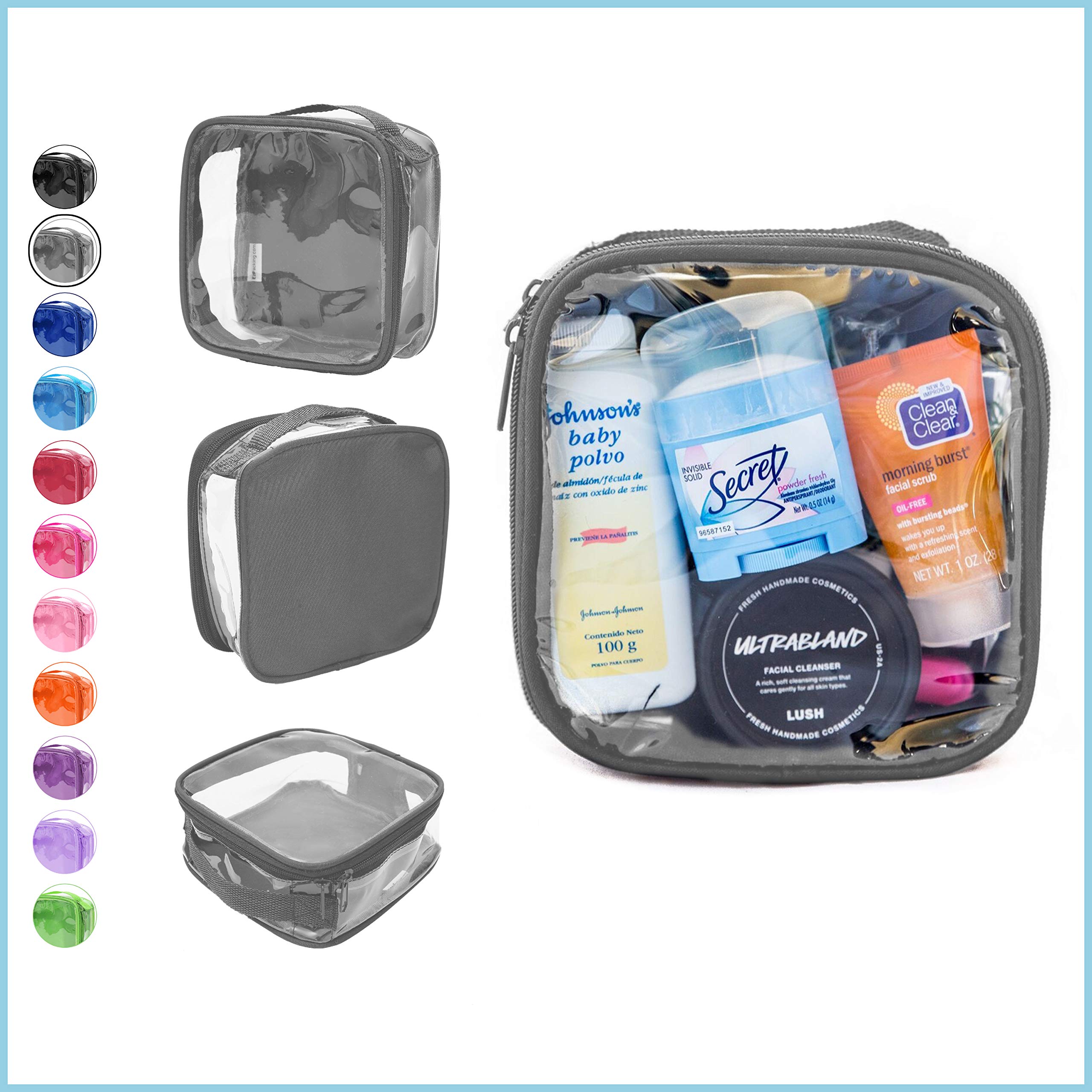 Foto 2 | Neceser De Viaje Ezpacking Transparente Aprobado Por La Tsa 3-1-1 Gris - Venta Internacional.