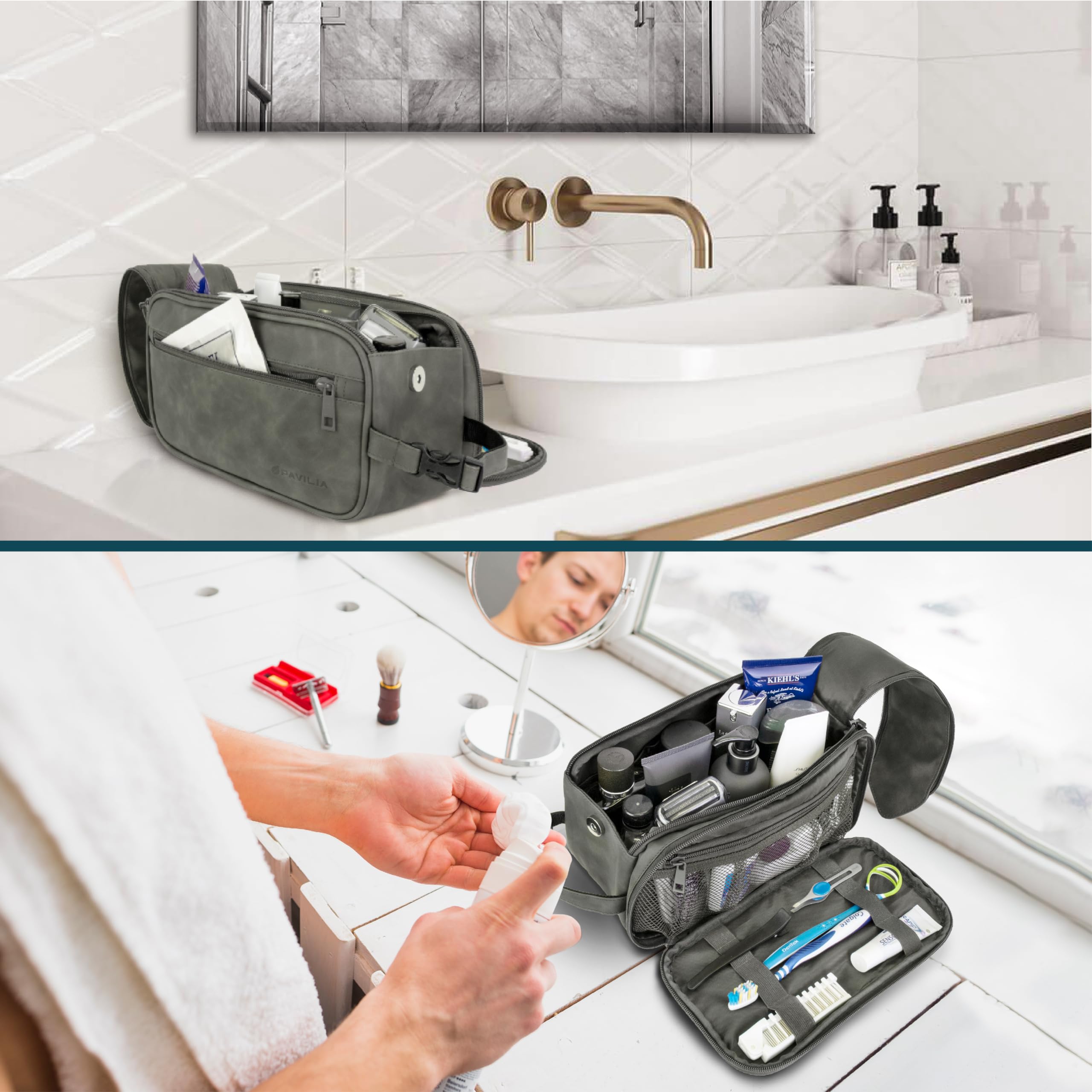 Foto 6 pulgar | Neceser Pavilia Travel Essentials Shaving Dopp Kit Para Hombre - Venta Internacional.