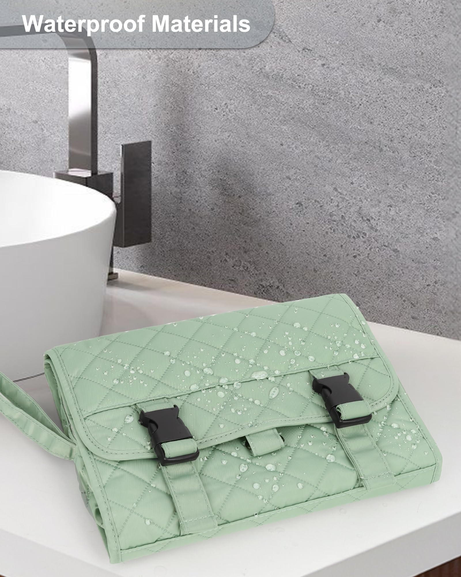Foto 6 pulgar | Neceser Colgante Relavel Travel Impermeable Verde - Venta Internacional.