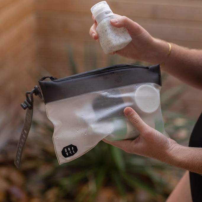 Foto 4 | Neceser De Viaje Gravel The Pouch, Aprobado Por La Tsa, Transparente - Venta Internacional.