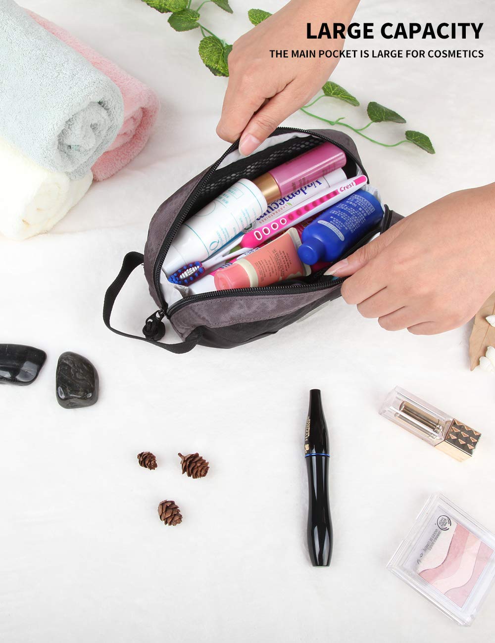 Foto 4 pulgar | Estuche De Viaje Gox Dopp Kit Para Hombre, Color Negro - Venta Internacional.