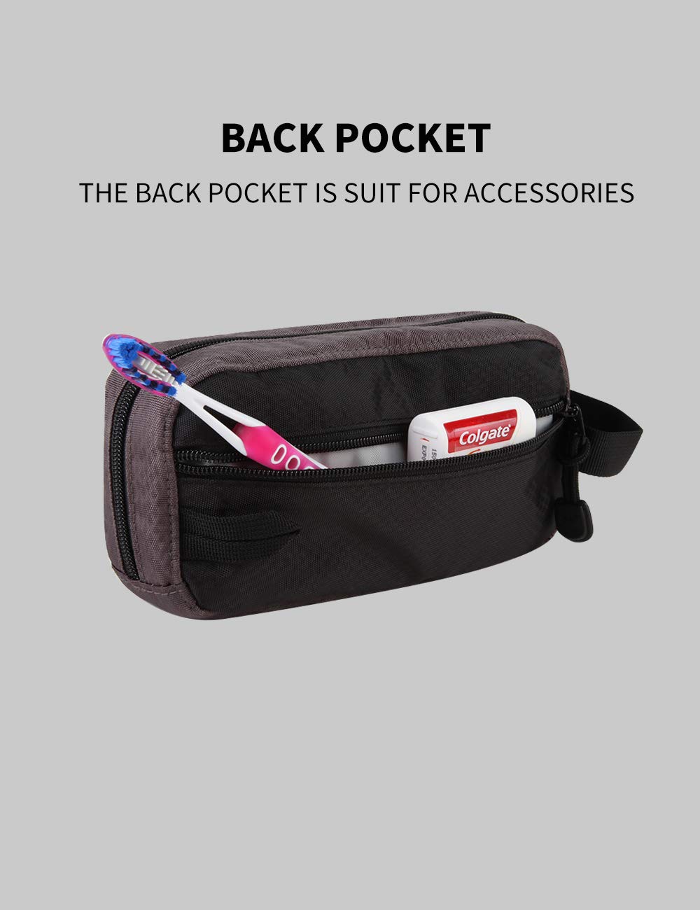 Foto 5 pulgar | Estuche De Viaje Gox Dopp Kit Para Hombre, Color Negro - Venta Internacional.