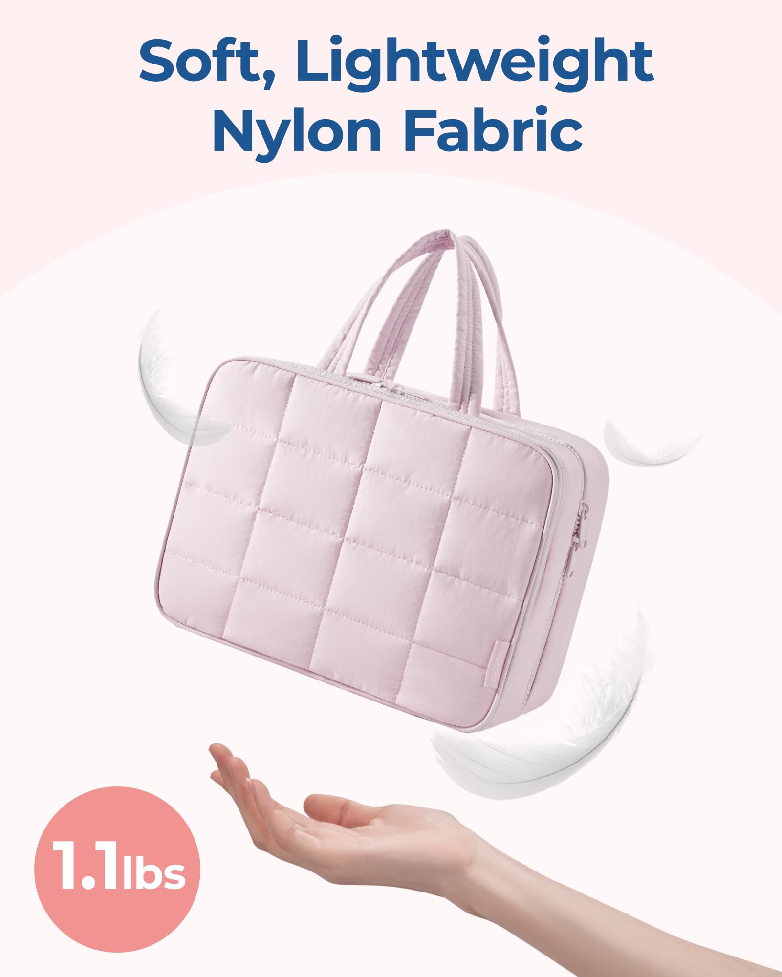 Foto 5 pulgar | Neceser Bagsmart Travel Con Organizador De Joyas Pink-m - Venta Internacional.