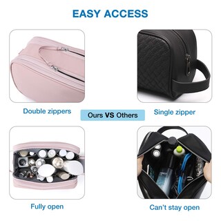 Foto 4 | Neceser Bagsmart Para Hombre, Organizador De Viajes, Kit Dopp, Color Beige - Venta Internacional.
