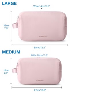 Foto 6 | Neceser Bagsmart Para Hombre, Organizador De Viajes, Kit Dopp, Color Beige - Venta Internacional.