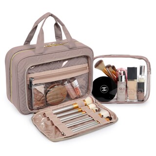 Foto 2 | Neceser Bagsmart Organizador De Maquillaje Colgante Para Viajes, Color Morado - Venta Internacional.