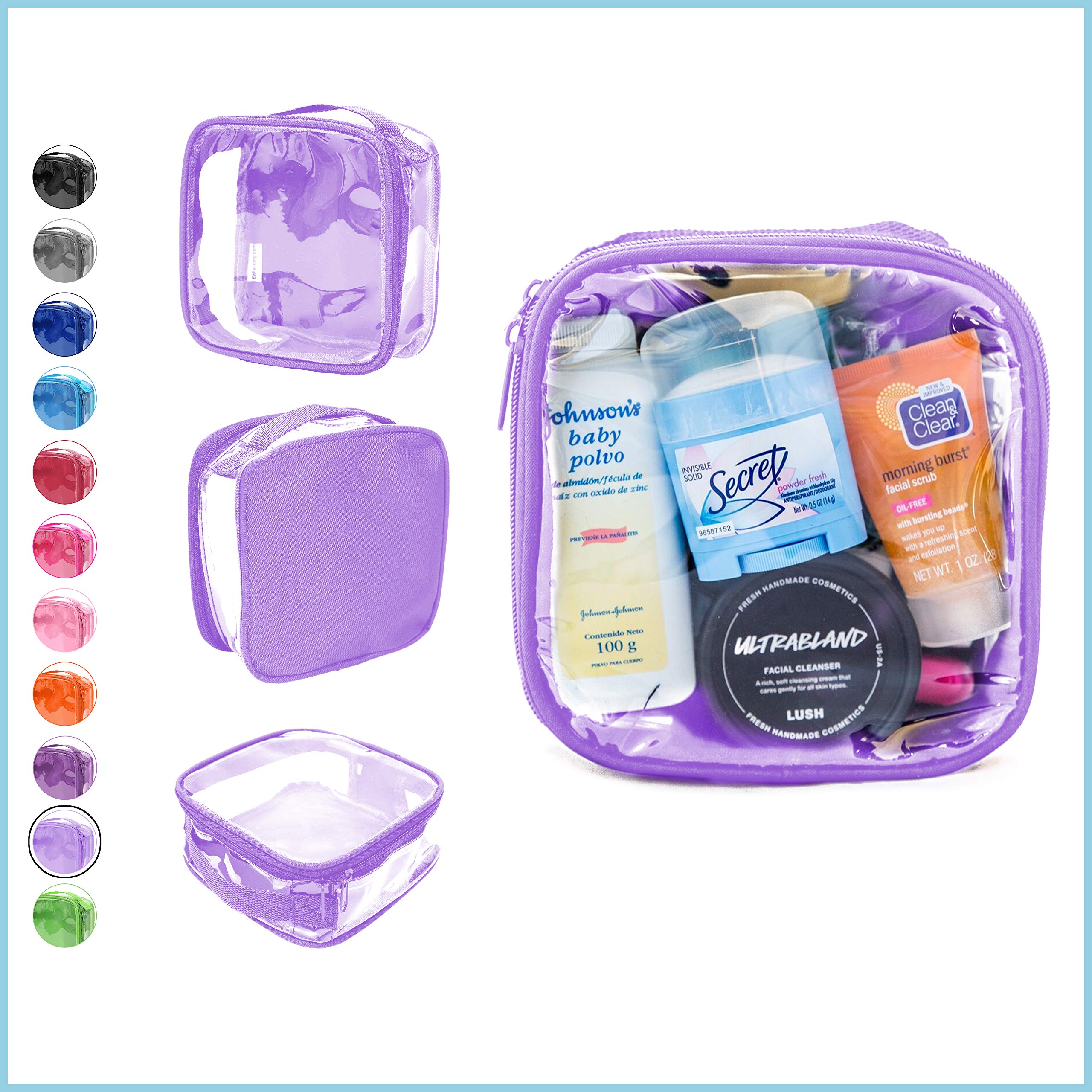 Foto 2 | Neceser De Viaje Ezpacking Transparente Aprobado Por La Tsa, Tamaño Cuarto De Galón - Venta Internacional.