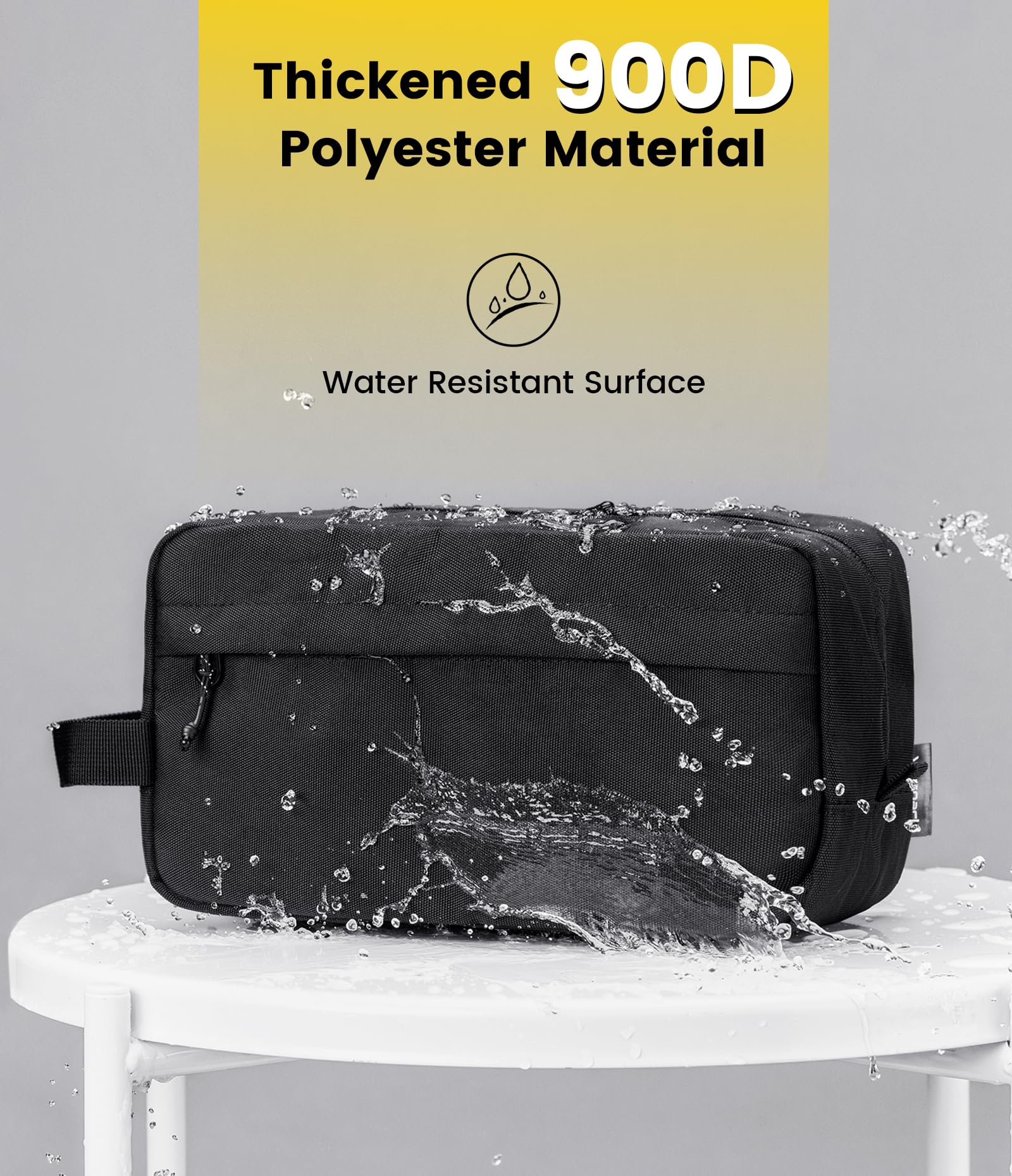 Foto 7 pulgar | Neceser De Viaje Vorspack Para Hombre Resistente Al Agua, Color Negro - Venta Internacional.