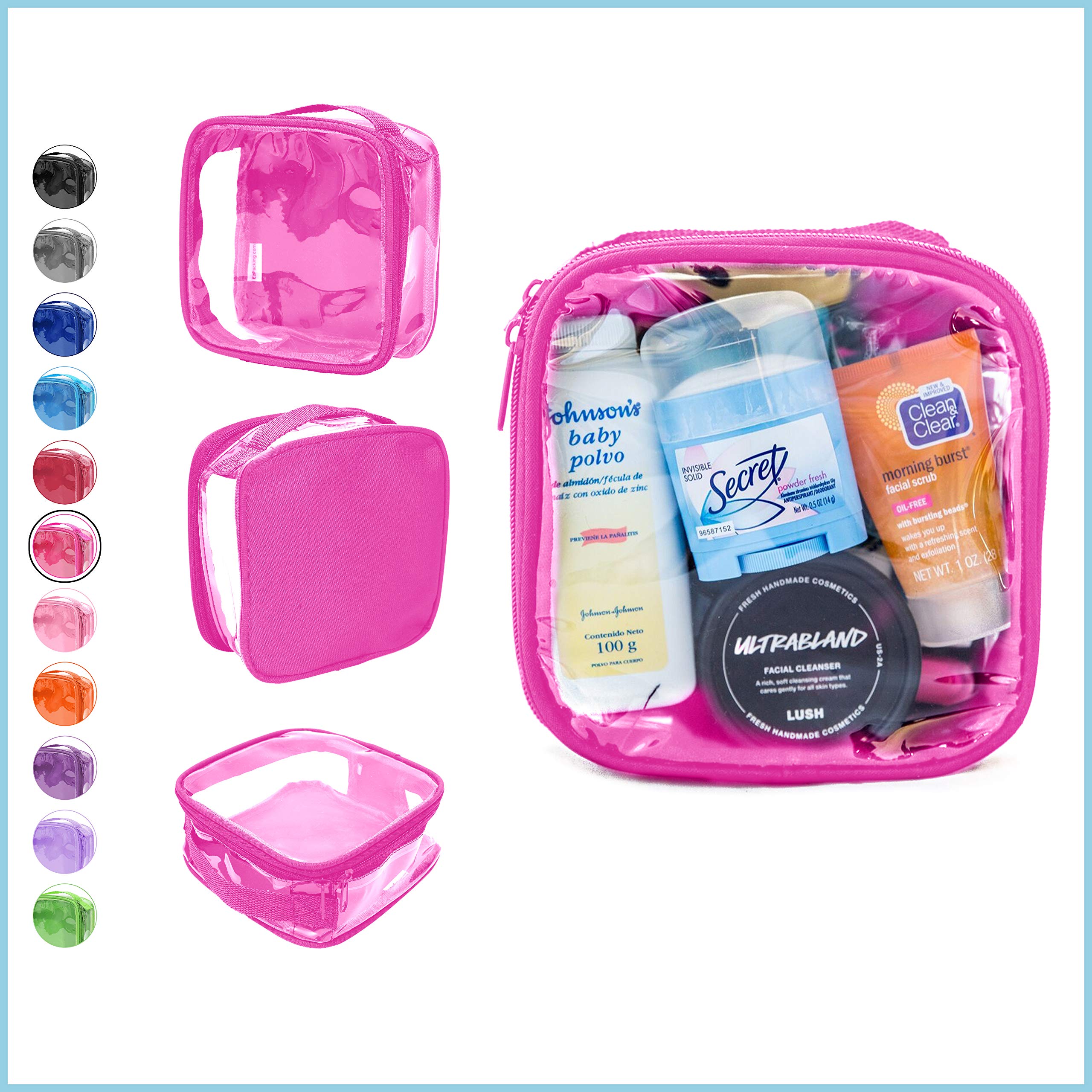 Foto 3 pulgar | Neceser De Viaje Ezpacking Transparente Aprobado Por La Tsa, Tamaño Cuarto De Galón - Venta Internacional.