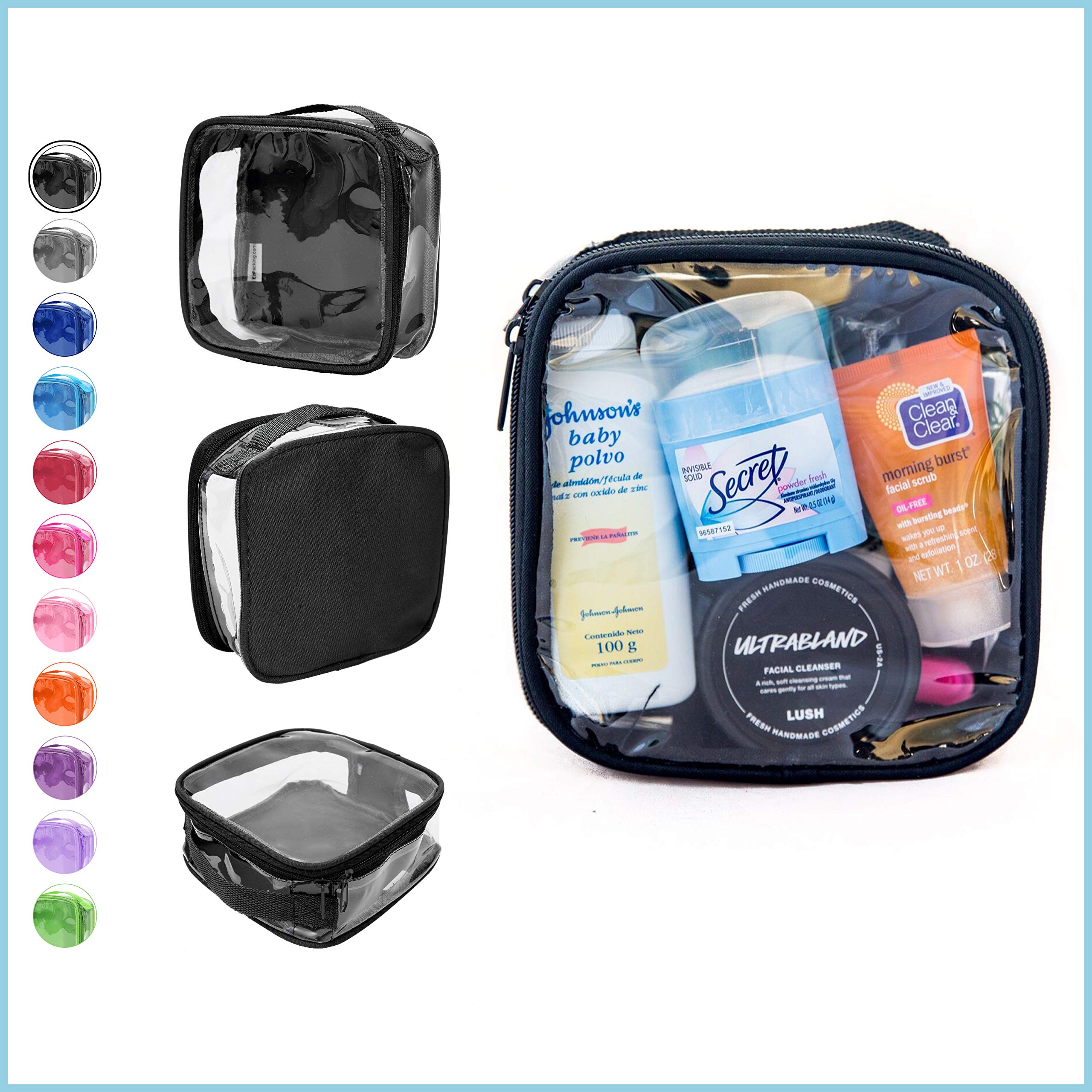 Foto 3 pulgar | Neceser De Viaje Ezpacking Transparente Aprobado Por La Tsa 3-1-1 Negro - Venta Internacional.