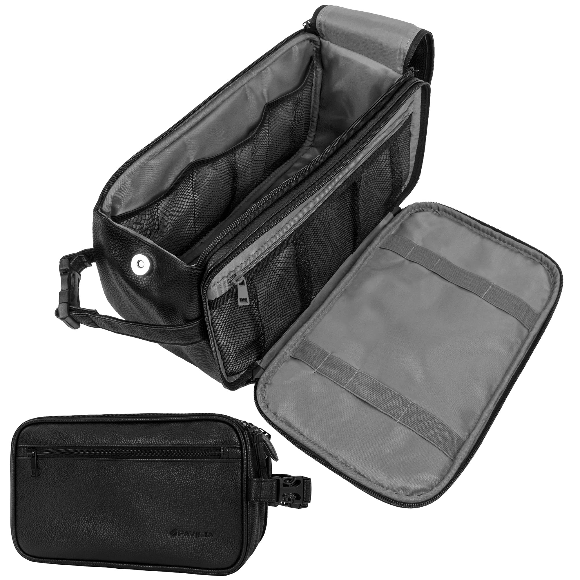 Foto 2 pulgar | Neceser Pavilia Travel Essentials Shaving Dopp Kit Negro - Venta Internacional.