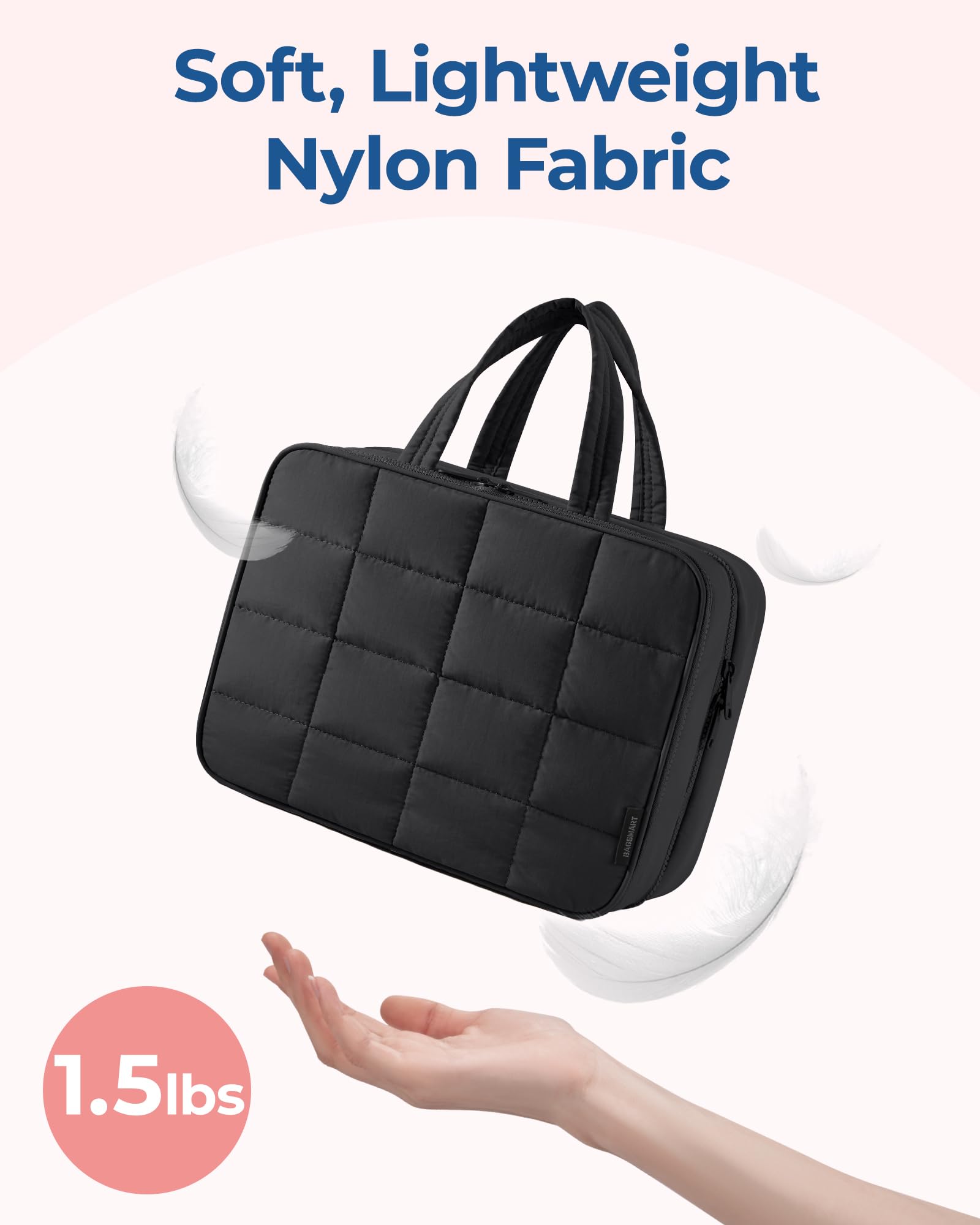 Foto 4 pulgar | Neceser Bagsmart Travel Con Organizador De Joyas Negro - Venta Internacional.