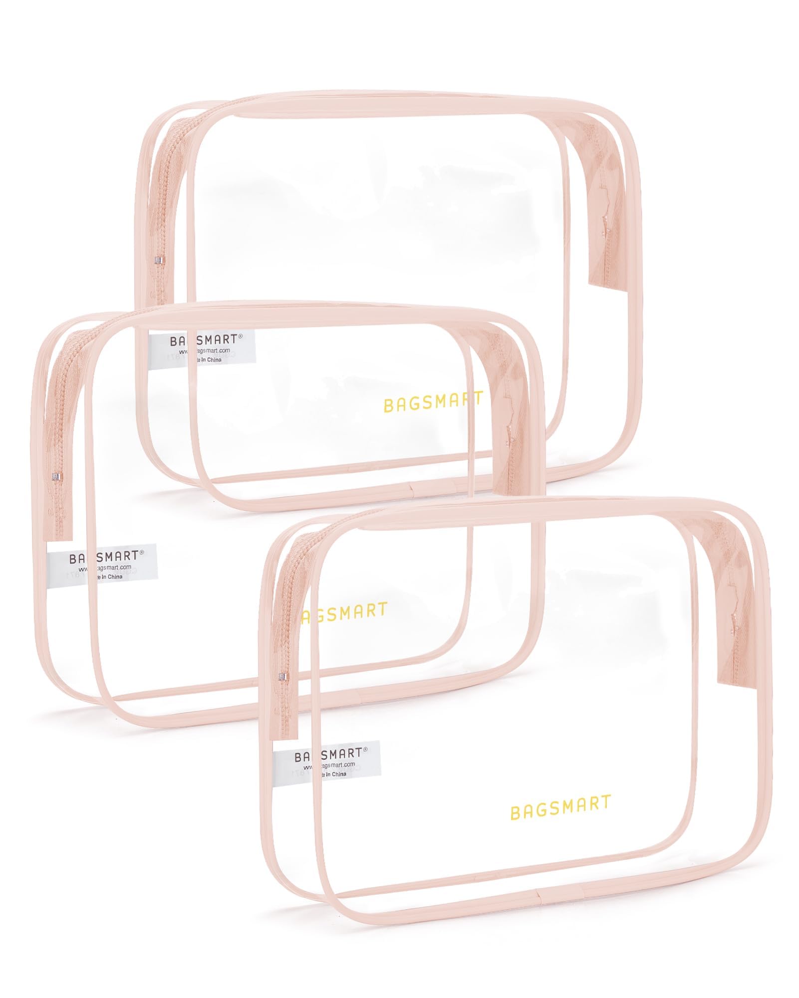 Foto 1 | Bolsa De Aseo Bagsmart Clear, 3 Paquetes Tsa, Resistente Al Agua - Venta Internacional.