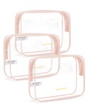 Bolsa De Aseo Bagsmart Clear, 3 Paquetes Tsa, Resistente Al Agua - Venta Internacional.