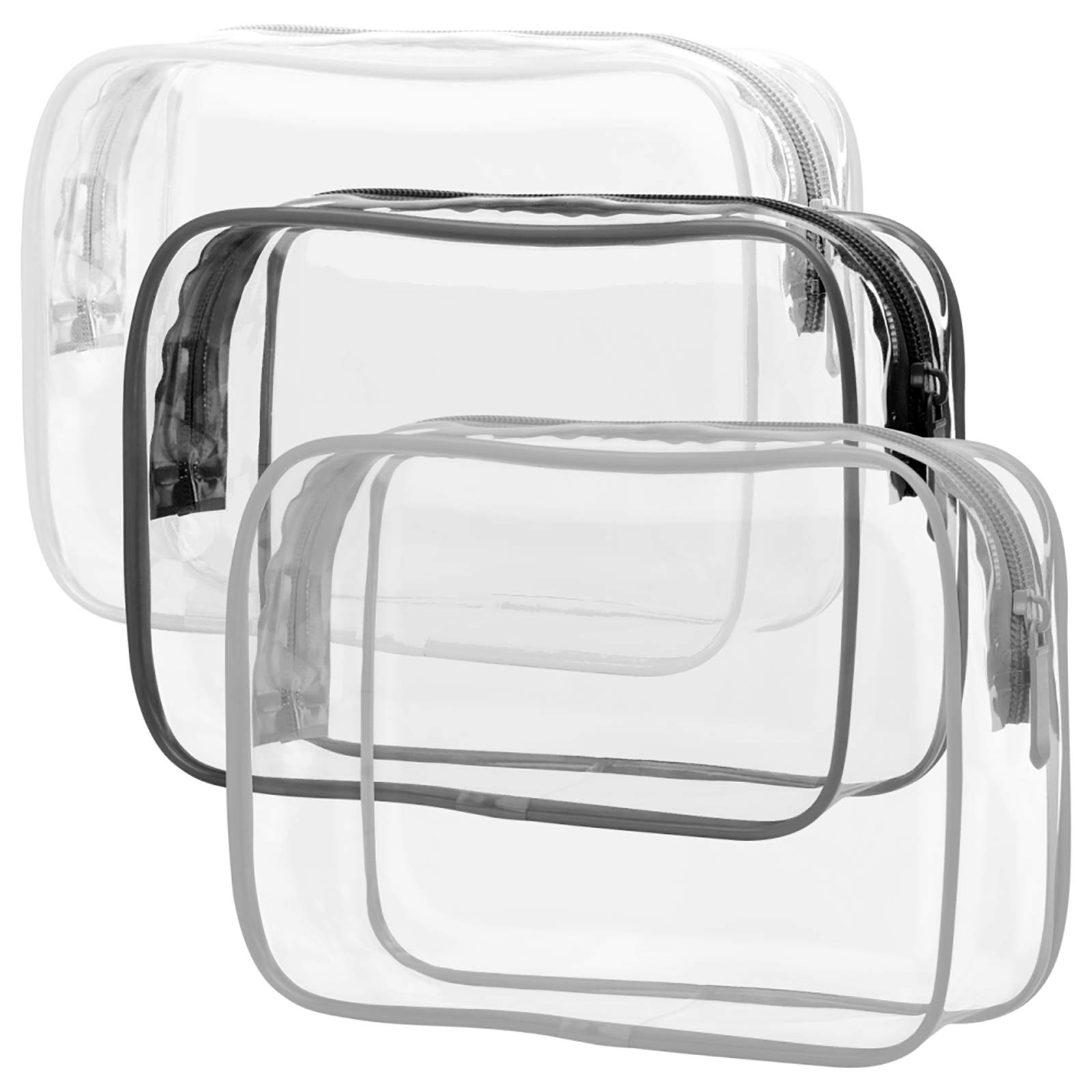 Foto 2 pulgar | Neceser Packism Clear Makeup, Paquete De 3 Unidades, Aprobado Por La Tsa - Venta Internacional.