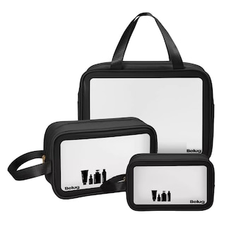 Foto 1 | Estuches De Maquillaje Bolsa Cosmetiquera Set 3 Neceser, Belugnegro
